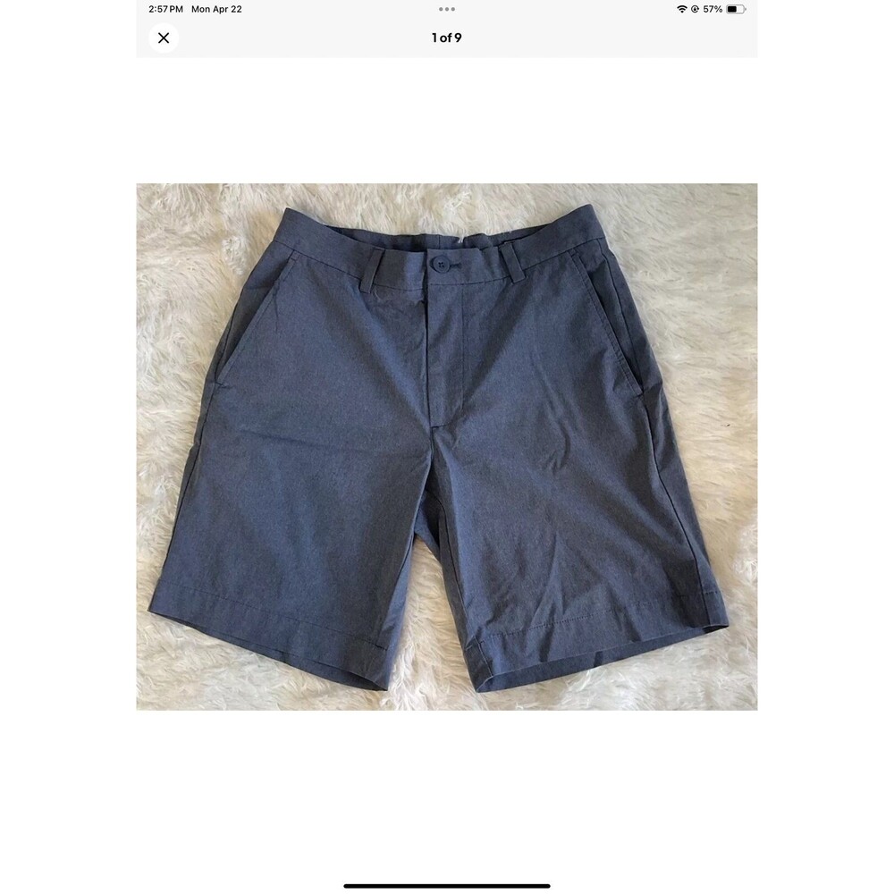 Vineyard Vines Shep & Ian Mens Breaker Blue Chino Shorts Size 28 - 8” Inseam